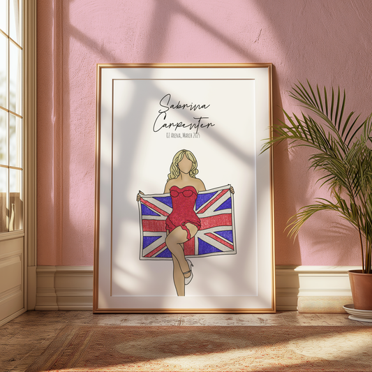 London O2 Show: Hand-Drawn Sabrina – Digital Download